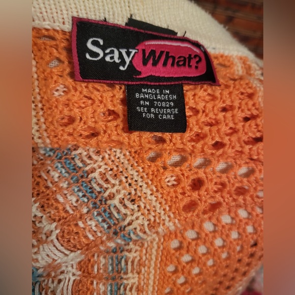 Say What? Vibrant Knit Fringe Vest - Picture 2 of 5